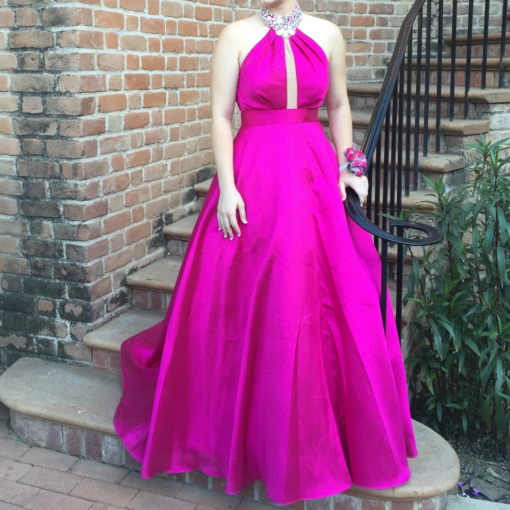 Pink Jovani prom dress
